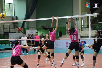 ประมวลภาพ วอลเลย์บอล แชมป์กีฬา 7HD 2025 : บดินทรเดชา (สิงห์ สิงหเสนี) 1-3 เทศบาล 3 วัดไชนาวาส