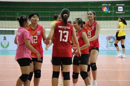 ประมวลภาพ วอลเลย์บอล แชมป์กีฬา 7HD 2025 : กีฬาจังหวัดอ่างทอง 3-0 กาญจนาภิเษกวิทยาลัย เพชรบูรณ์