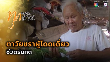 ทุกชีวิต : ตาวัยชราผู้โดดเดี่ยว ชีวิตรันทด