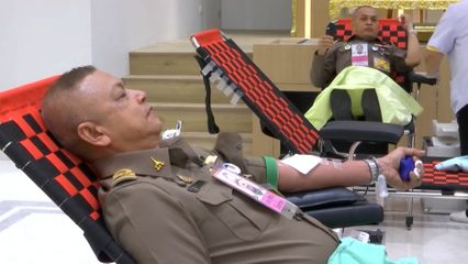 ข้าราชบริพารหน่วยราชการในพระองค์ พร้อมใจร่วมบริจาคโลหิต ถวายเป็นพระราชกุศลแด่ พระบาทสมเด็จพระเจ้าอยู่หัว เนื่องในโอกาสวันเฉลิมพระชนมพรรษา 28 กรกฎาคม 2568