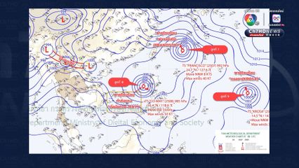 อัปเดตสถานการณ์พายุหมุนเขตร้อน