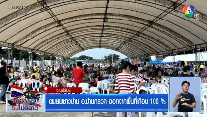 ย้ายชาวบ้านพื้นที่เสี่ยง ไปศูนย์อพยพ