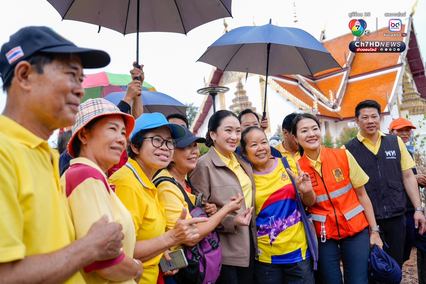 นายกรัฐมนตรี ลงพื้นที่ จ.น่าน ให้กำลังใจประชาชนที่ประสบภัยพายุวิภา ตามผลกระทบความเสียหายโบราณสถาน