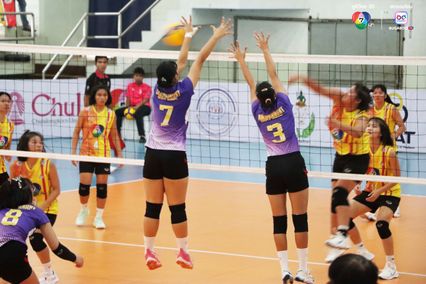 ประมวลภาพ วอลเลย์บอล แชมป์กีฬา 7HD 2025 : กีฬานครนนท์วิทยา 6 2-3 เทพมงคลรังษี