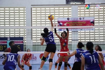 ประมวลภาพ วอลเลย์บอล แชมป์กีฬา 7HD 2025 : สุรนารีวิทยา 3-0 บดินทรเดชา (สิงห์ สิงหเสนี)