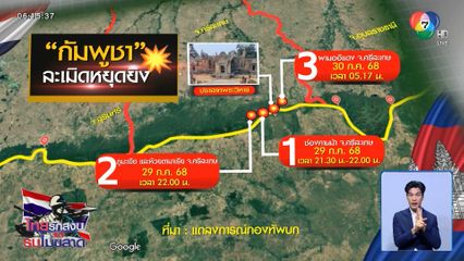 "กัมพูชา" ไม่หยุดยิงปืนใส่ "ภูมะเขือ"