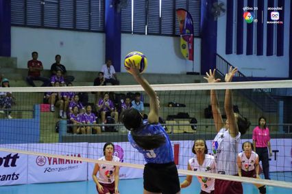ประมวลภาพ วอลเลย์บอล แชมป์กีฬา 7HD 2025 : เทศบาล 3 วัดไชนาวาส 3-0 วังจันทร์วิทยา