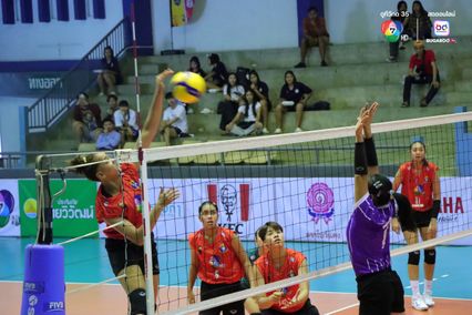ประมวลภาพ วอลเลย์บอล แชมป์กีฬา 7HD 2025 : วิทยาลัยเทคโนโลยีพณิชยการอยุธยา 3-2 กีฬาจังหวัดอ่างทอง