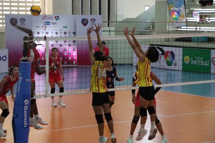 ประมวลภาพ วอลเลย์บอล แชมป์กีฬา 7HD 2025 : เทพมงคลรังษี 3-0 สุรนารีวิทยา