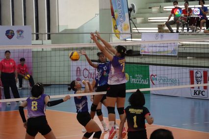 ประมวลภาพ วอลเลย์บอล แชมป์กีฬา 7HD 2025 : กีฬานครนนท์วิทยา 6 3-0 บดินทรเดชา (สิงห์ สิงหเสนี)