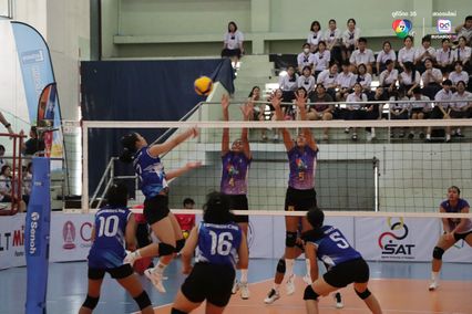 ประมวลภาพ วอลเลย์บอล แชมป์กีฬา 7HD 2025 : กีฬานครนนท์วิทยา 6 3-0 บดินทรเดชา (สิงห์ สิงหเสนี)