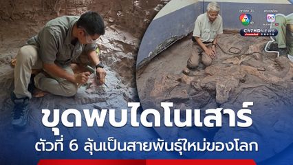 ขุดพบไดโนเสาร์ตัวที่ 6 ในอุทยานแห่งชาติภูเวียง ลุ้นเป็นสายพันธุ์ใหม่ของโลก