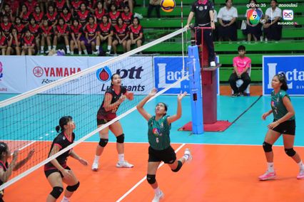 ประมวลภาพ วอลเลย์บอล แชมป์กีฬา 7HD 2025 : กีฬานครนนท์วิทยา 6 3-0 กีฬาจังหวัดอ่างทอง