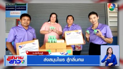 ส่งสมุนไพร สู้กลิ่นศพ