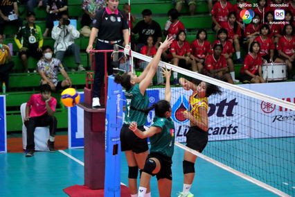 ประมวลภาพ วอลเลย์บอล แชมป์กีฬา 7HD 2025 : กีฬาจังหวัดอ่างทอง 2-3 เทพมงคลรังษี