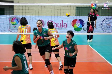 ประมวลภาพ วอลเลย์บอล แชมป์กีฬา 7HD 2025 : กีฬาจังหวัดอ่างทอง 2-3 เทพมงคลรังษี