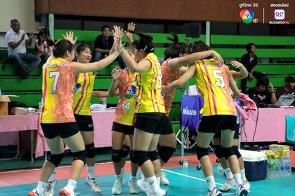 ประมวลภาพ วอลเลย์บอล แชมป์กีฬา 7HD 2025 : กีฬาจังหวัดอ่างทอง 2-3 เทพมงคลรังษี