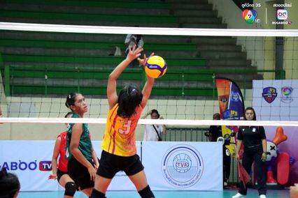 ประมวลภาพ วอลเลย์บอล แชมป์กีฬา 7HD 2025 : กีฬาจังหวัดอ่างทอง 2-3 เทพมงคลรังษี