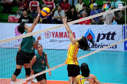 ประมวลภาพ วอลเลย์บอล แชมป์กีฬา 7HD 2025 : กีฬาจังหวัดอ่างทอง 2-3 เทพมงคลรังษี