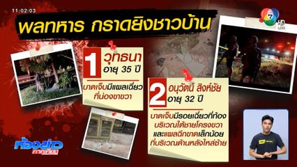 ทหารยิงชาวบ้าน ปมเตือนดื่มเหล้า ส่งเสียงดัง จ.สุรินทร์