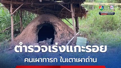 ตำรวจเร่งแกะรอย หาตัวผู้ก่อเหตุ เผาทารกแรกเกิด ในเตาเผาถ่าน เ