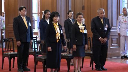 องคมนตรี เป็นผู้แทนพระองค์ รับมอบเงินรายได้จากการจัดการแข่งขันกอล์ฟการกุศล ชิงถ้วยพระราชทาน ประจำปี 2567