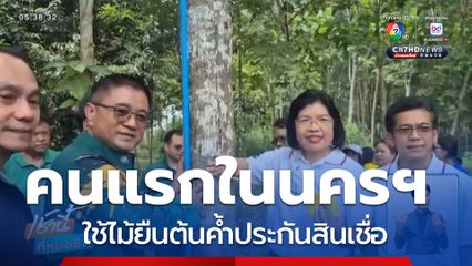 คนแรกในนครฯ ใช้ไม้ยืนต้นค้ำประกันสินเชื่อ จ.นครศรีธรรมราช