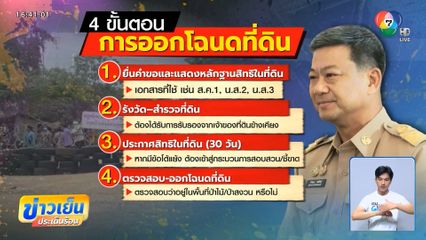 ผู้ว่าฯ ออกหลักเกณฑ์แก้ปัญหาที่ดินชายแดน จ.สระแก้ว