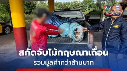 สกัดจับไม้กฤษณาเถื่อน รวมมูลค่ากว่าล้านบาท