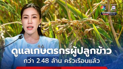 รัฐบาล ดูแลเกษตรกรผู้ปลูกข้าว ไร่ละพัน ถึงมือกว่า 2.48 ล้านครัวเรือนทั่วประเทศแล้ว