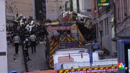 รถรางสายประวัติศาสตร์ตกราง เสียชีวิตนับสิบคน ที่โปรตุเกส