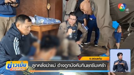 ลูกคลั่งฆ่าแม่ อ้างถูกบังคับกินยาซึมเศร้า