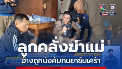 ลูกคลั่งฆ่าแม่ อ้างถูกบังคับกินยาซึมเศร้า