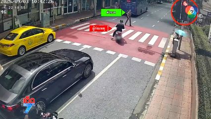 ฝ่าไฟแดงต่อหน้าต่อตา ไม่เกรงใจตำรวจ