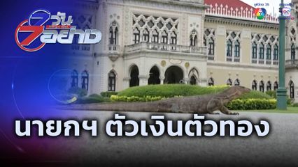 7 วัน 7 อย่าง : นายกฯ ตัวเงินตัวทอง