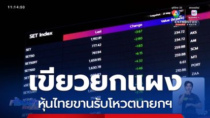 หุ้นไทยขานรับโหวตนายกรัฐมนตรี