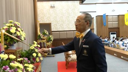 พระวรวงศ์เธอ พระองค์เจ้าเฉลิมศึกยุคล ทรงประธานในพิธีถวายราชสดุดีฯ เนื่องในวันคล้ายวันกำเนิดโรงเรียนเบญจมราชูทิศ จังหวัดจันทบุรี