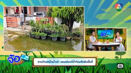 ชาวบ้านเหม็นน้ำเน่า วอนเร่งแก้น้ำท่วมขังพ้นพื้นที่