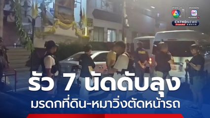 จับแล้ว เวรเปลปืนดุ รัว 7 นัด ดับลุงแท้ ๆ ปมที่ดินมรดก-หมาวิ่งตัดหน้ารถ