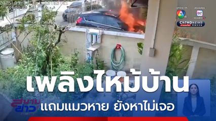 บ้านก็ไหม้ แมวก็หาย จ.นนทบุรี