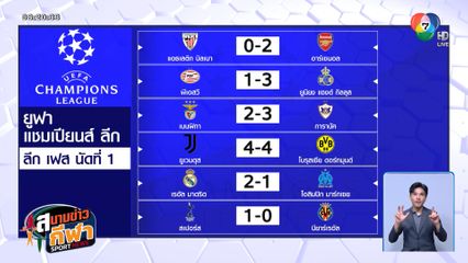 แอธเลติก บิลเบา เปิดบ้านพ่าย อาร์เซนอล 0-2 ศึกฟุตบอลยูฟา แชมเปียนส์ ลีก