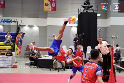 ประมวลภาพ เซปักตะกร้อ นักเรียนชาย แชมป์กีฬา 7HD 2025 | 17 ก.ย. 2568