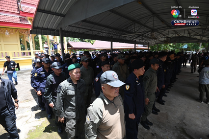 ระดมตำรวจ คฝ. จาก 3 จังหวัด ลงพื้นที่ชายแดนบ้านหนองหญ้าแก้ว