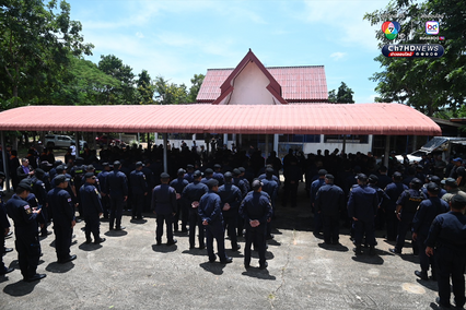 ระดมตำรวจ คฝ. จาก 3 จังหวัด ลงพื้นที่ชายแดนบ้านหนองหญ้าแก้ว