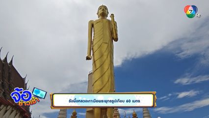 รังผึ้งหลวงเกาะมือพระพุทธรูปเกือบ 60 เมตร