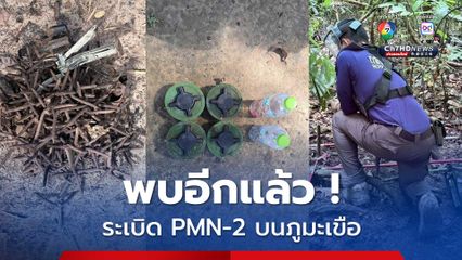พบอีกแล้ว ! ระเบิด PMN-2 พร้อมเศษโลหะบนภูมะเขือ