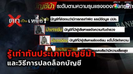 ตกเป็นเหยื่อ : รู้เท่าทันประเภทบัญชีม้าและวิธีการปลดล็อกบัญชี