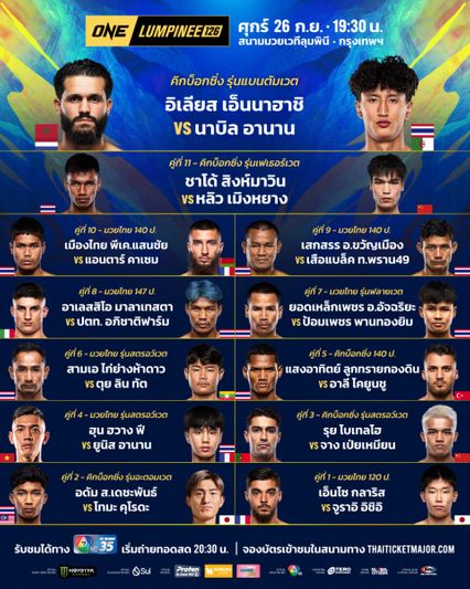 ONE ลุมพินี : อดัม ส.เดชะพันธ์ ไม่หวั่นชนอดีตแชมป์ K-1 โทมะ คุโรดะ