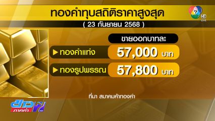 ทองคำ 59,000 บาท ไม่ไกลเกินเอื้อม