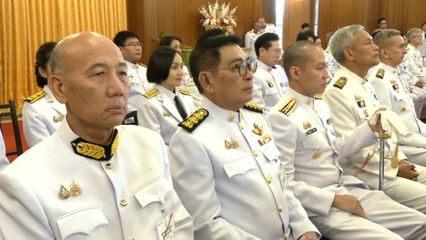 องคมนตรี เป็นผู้แทนพระองค์ ในพิธีพระราชทานวุฒิบัตรและเข็มวิทยฐานะแก่ผู้สำเร็จการอบรมหลักสูตร "ผู้บริหารกระบวนการยุติธรรมระดับสูง" รุ่นที่ 28